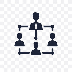 company Structure transparent icon. company Structure symbol design from Human resources collection. Simple element vector illustration. Can be used in web and mobile.