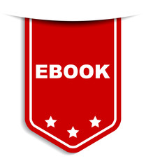 red vector banner ebook