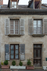 Fototapeta na wymiar Facade of house in France