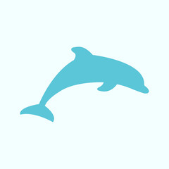 Dolphin icon. vector illustration