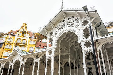 Typical architecture in Karlovy Vary, Czech