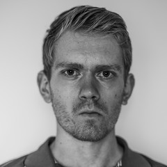 Black and white portait