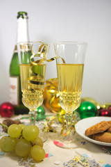 Food and drink typical of Christmas and New Year