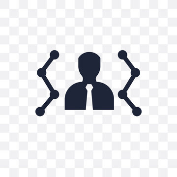 network adminstrator transparent icon. network adminstrator symbol design from Networking collection.