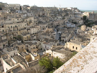 Obraz premium Matera City in Italy