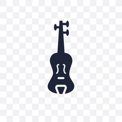 Violin transparent icon. Violin symbol design from Music collection.