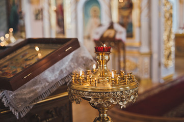 Candle stand in the Church 1873.