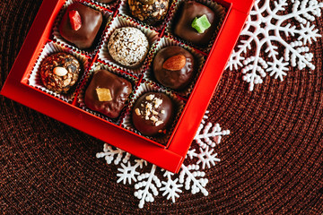 natural and healthy homemade candies as a Christmas present