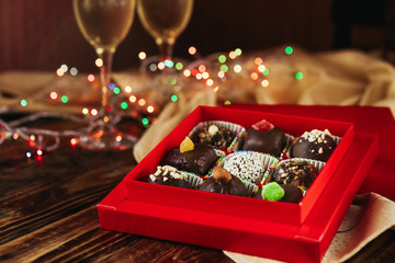 natural and healthy homemade candies as a Christmas present