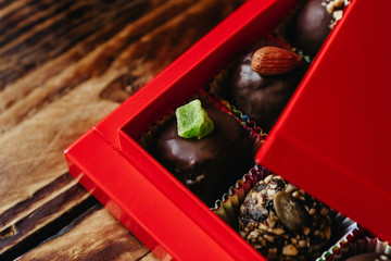 natural and healthy homemade candies as a Christmas present