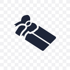 Gift voucher transparent icon. Gift voucher symbol design from Success collection.