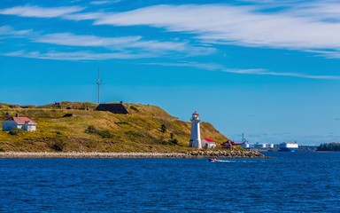 Helicopter by Lighthouse
