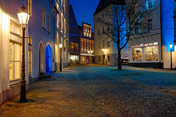 Lüdenscheid Altstadt am Abend