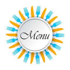 Restaurant menu design. Vector illustration