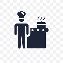 Cooking transparent icon. Cooking symbol design from Activity and Hobbies collection.