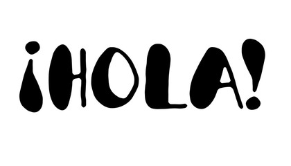 Hola! - Modern calligraphy, lettering © Roman Sigaev