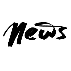 News  - ink lettering