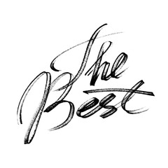 The Best - Modern calligraphy
