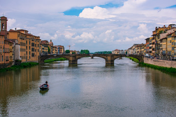Obraz premium canal in florence italy