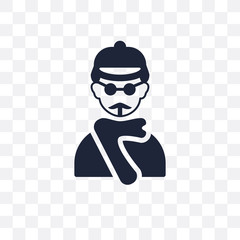 Film director transparent icon. Film director symbol design from Cinema collection.