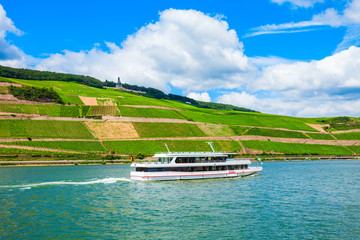 Tourist cruse boat in Germany