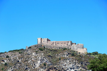 Fototapeta na wymiar Milazzo Castle, Sicily, Italy