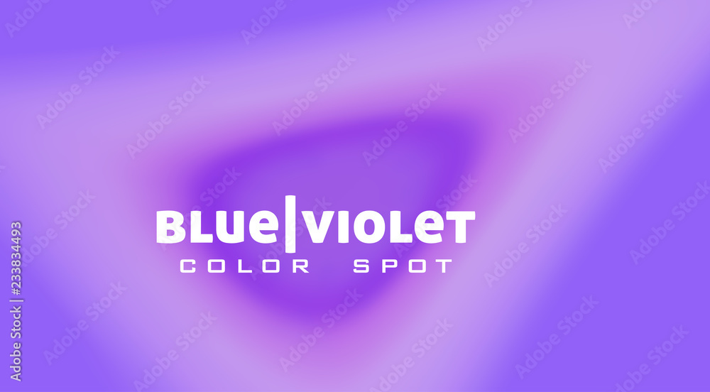 Leinwandbilder blurred gradient background with blue violet color spot. minimal vector graphic pattern