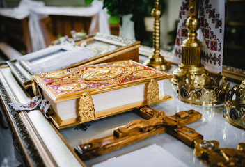 The cross in the church