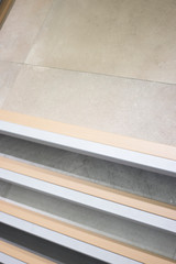 Obraz premium Kitchen bathroom tiles display