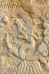 Chinese traditional style rock carvings
