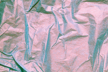 Purple crumpled paper abstract background