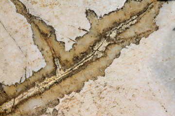 Surface texture of rocks