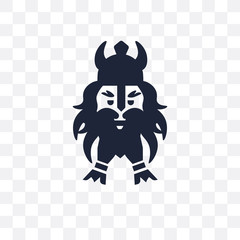 Dwarf transparent icon. Dwarf symbol design from Fairy tale collection.