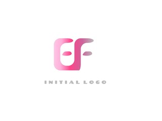 EF Initial Logo for your startup ventur