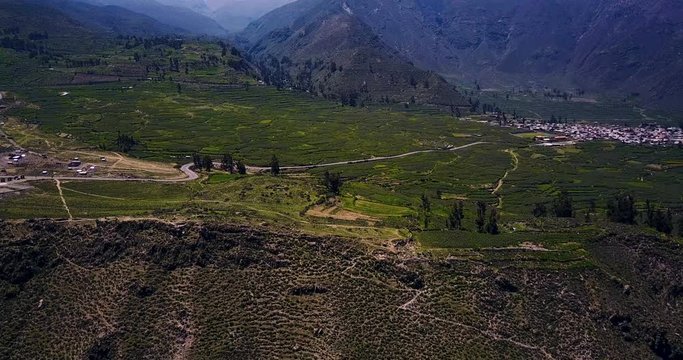 Traveling around Colca Canyon in Peru