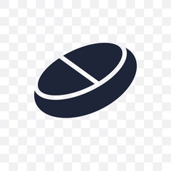 Broken leg transparent icon. Broken leg symbol design from Health and medical collection.