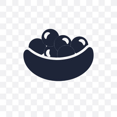 Laddu transparent icon. Laddu symbol design from India collection.