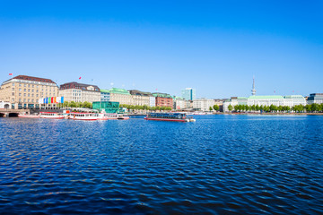 Hamburg city centre view, Germany