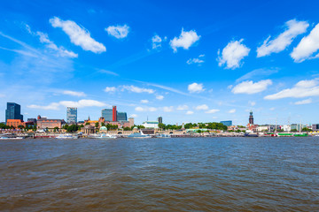 Naklejka premium Hamburg city centre view, Germany