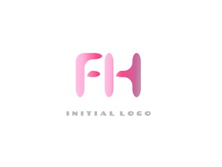  FH Initial Logo for your startup venture