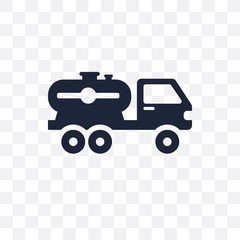 Tank truck transparent icon. Tank truck symbol design from Industry collection.