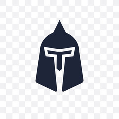 roman or greek Helmet transparent icon. roman or greek Helmet symbol design from Museum collection.