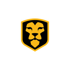 Lion shield logo design inspiration