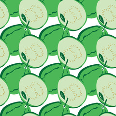 fruit pattern background graphic guava