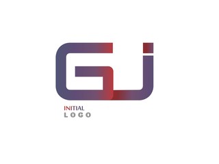GJ Initial Logo for your startup venture