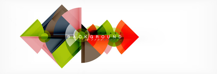 Modern geometric abstract background