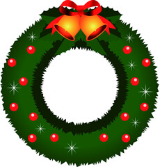 Cute Christmas wreath