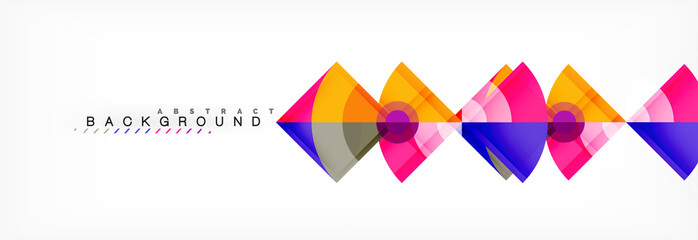 Modern geometric abstract background
