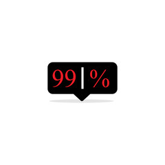 discount button icon web