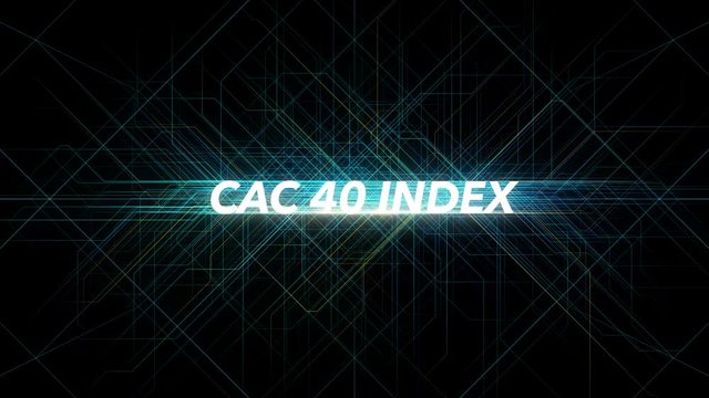 Digital Lines Tech Word - CAC 40 INDEX